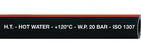 HOT WATER 120°C Tubi industriali per acqua calda e vapore