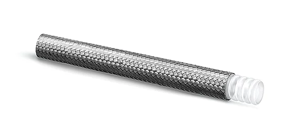 TUBI PTFE CONVOLUTO SINGOLA TRECCIA Tubi ptfe