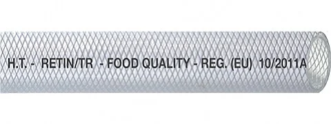 RETINATO/PVC Tubi industriali per alimenti