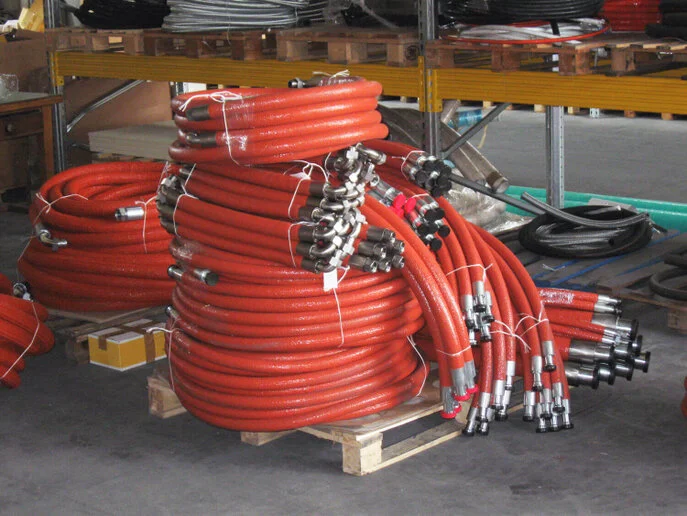 tubi calzati guaina vetro silicone rosso